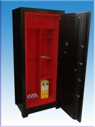 "00170PE   PARMAK İZLİ ELEKTRONİK ŞİFRELİ VE 1 ADET ÖZEL KULLANMA ZORUNLULUĞU OLMAYAN ÖZEL ANAHTARLI SİLAH KASASI ( 6 TÜFEKLİK VEYA 100 TABANCA KAPASİTELİ ) DIŞ ÖLÇÜSÜ 170*70*50CM İÇ ÖLÇÜSÜ 144*58*34CM 300Kg ( 69.999TL )+KDV ADRESE TESLİM ( YANGIN KORUMALI )