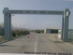 " NİZAMİYE KAPISI GİRİŞİ TAGI ÇELİK 600*1400*200CM  ( 499.999TL )+KDV