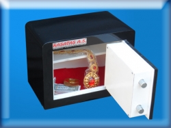 001KLEX  YÜKSEK GÜVENLİKLİ  OFİS TİPİ ELEKTRONİK ŞİFRELİ ANAHTARSIZ İÇİNDE SABİT RAFLI 8MM ZIRHLI ÇELİK PARA KASASI DIŞ ÖLÇÜSÜ 36*36*36CM İÇ ÖLÇÜSÜ 35*35*30CM 100KĞ ( 36.999TL )+KDV ÜCRETSİZ KARGO -